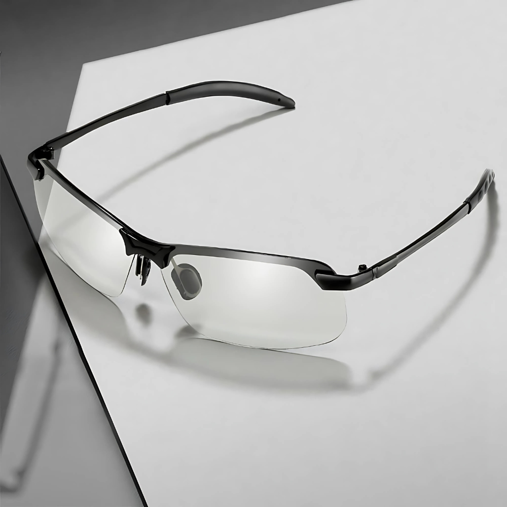 Polarized Photochromic Sports Sunglasses - Metal Frame, UV400 Protection, view 5