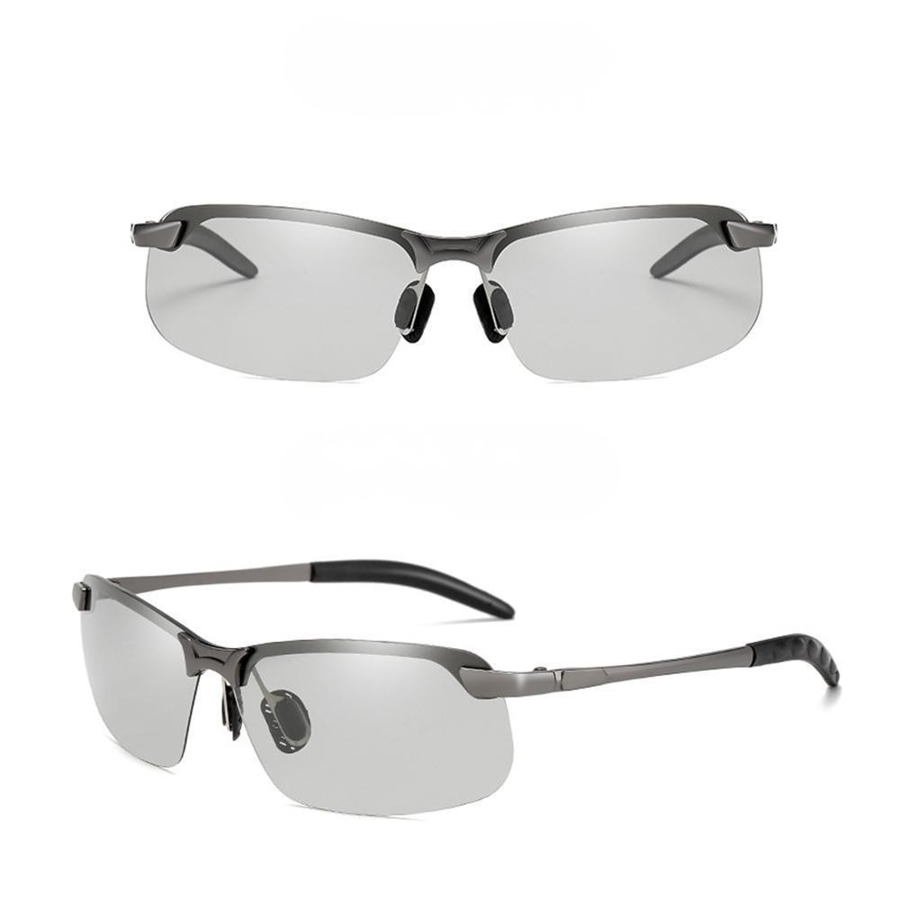 Polarized Photochromic Sports Sunglasses - Metal Frame, UV400 Protection, view 6