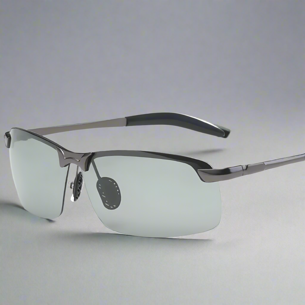 Polarized Photochromic Sports Sunglasses - Metal Frame, UV400 Protection, view 8