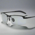 Polarized Photochromic Sports Sunglasses - Metal Frame, UV400 Protection