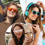 Classic 80's Retro Polarized Sunglasses - UV400, Lightweight Plastic Frame, view 12