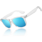 Classic 80's Retro Polarized Sunglasses - UV400, Lightweight Plastic Frame, view 14