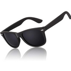 Classic 80's Retro Polarized Sunglasses - UV400, Lightweight Plastic Frame, view 2