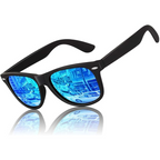 Classic 80's Retro Polarized Sunglasses - UV400, Lightweight Plastic Frame, view 4