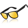Classic 80's Retro Polarized Sunglasses - UV400, Lightweight Plastic Frame