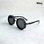 Sunglasses with Black Lenses for UV Protection - UV400, Durable Plastic Frame, view 10