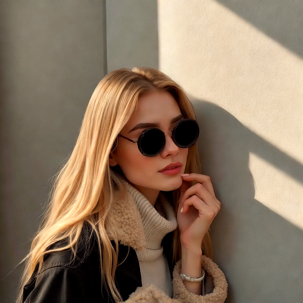 Sunglasses with Black Lenses for UV Protection - UV400, Durable Plastic Frame, view 4