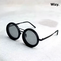 Sunglasses with Black Lenses for UV Protection - UV400, Durable Plastic Frame