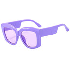 Women's Oversized Sunglasses - Lightweight Frame, Modern Style, view 5