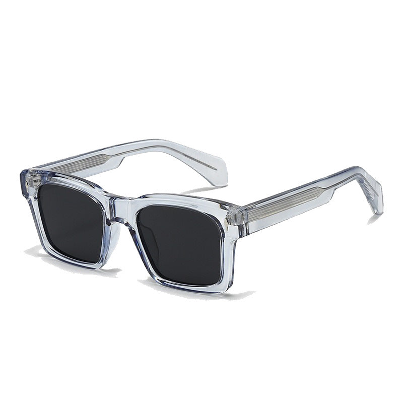 Women's Square Sunglasses for Women - Transparent Frame, 100% UVA UVB, view 2