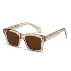Women's Square Sunglasses for Women - Transparent Frame, 100% UVA UVB, view 3
