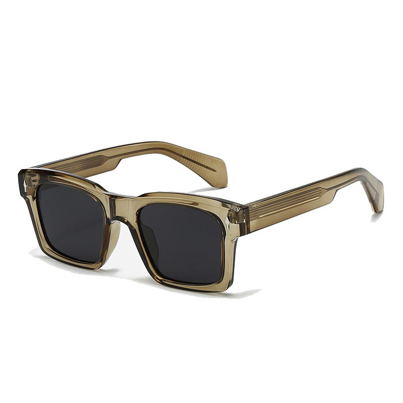 Women's Square Sunglasses for Women - Transparent Frame, 100% UVA UVB, view 7