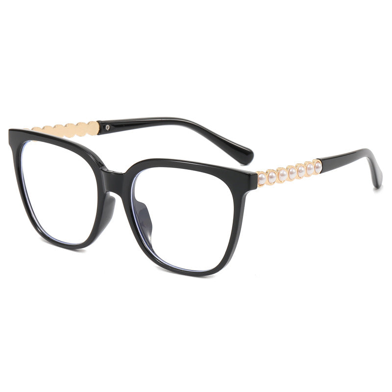 Women's Oversized Sunglasses with Pearl Decoration - UV Protection, view 12