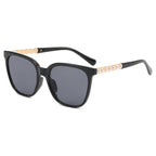 Women's Oversized Sunglasses with Pearl Decoration - UV Protection, view 3