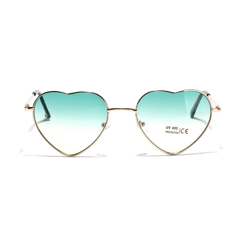 Women Heart-Shaped Sunglasses with UV Protection - Delicate Lightweight Frame, view 4