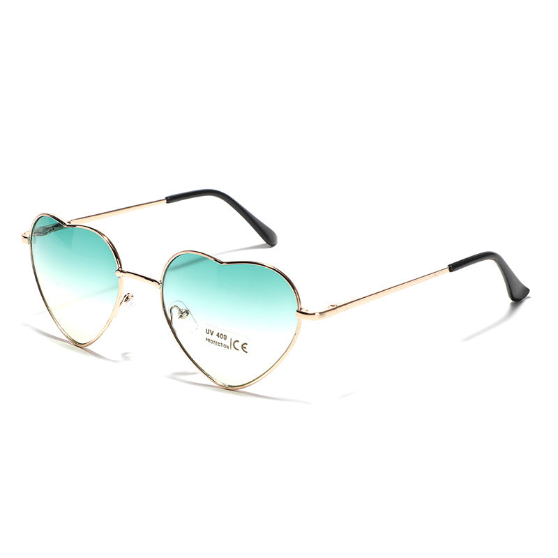 Women Heart-Shaped Sunglasses with UV Protection - Delicate Lightweight Frame, view 8