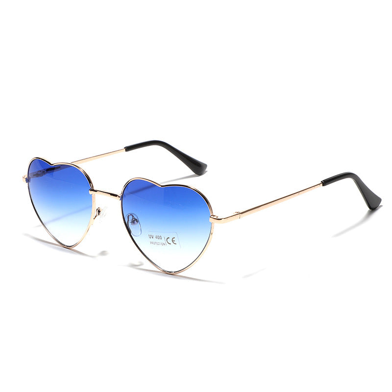 Women Heart-Shaped Sunglasses with UV Protection - Delicate Lightweight Frame, view 9