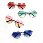 Women Heart-Shaped Sunglasses with UV Protection - Delicate Lightweight Frame