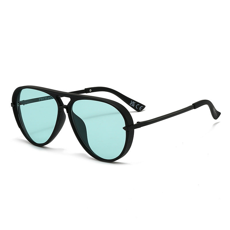 Women Pilot Sunglasses with Modern Metal Frame - High UV Protection, view 11