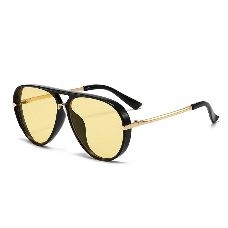 Women Pilot Sunglasses with Modern Metal Frame - High UV Protection, view 12