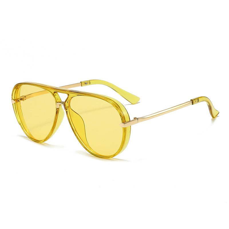 Women Pilot Sunglasses with Modern Metal Frame - High UV Protection, view 14