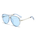 Women Pilot Sunglasses with Modern Metal Frame - High UV Protection, view 18