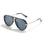 Women Pilot Sunglasses with Modern Metal Frame - High UV Protection, view 4