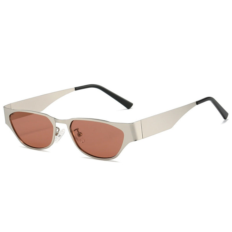 Women Futuristic Slim Sunglasses for Women - UV Protection, Adjustable Nose Pads, view 3