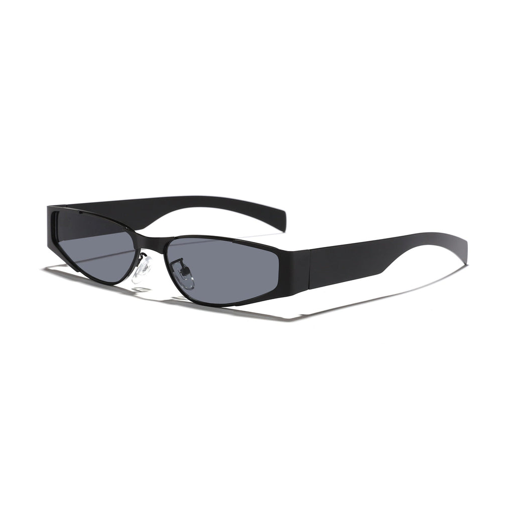 Women Futuristic Slim Sunglasses for Women - UV Protection, Adjustable Nose Pads, view 4