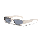 Women Futuristic Slim Sunglasses for Women - UV Protection, Adjustable Nose Pads, view 5