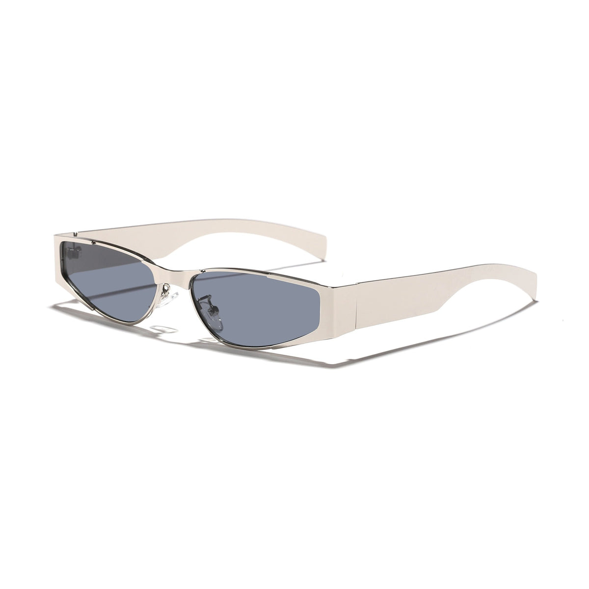 Women Futuristic Slim Sunglasses for Women - UV Protection, Adjustable Nose Pads, view 5