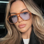 Ladies Square Sunglasses for Women - 100% UV Protection