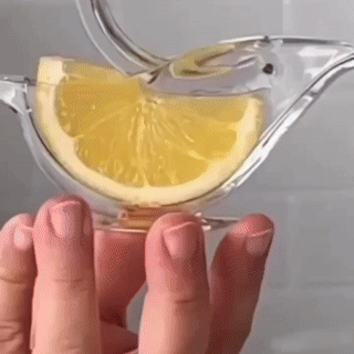 Acrylic Lemon Squeezer for Kitchen - Durable ABS, 12cm Size, view 2