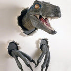 Wall Bursting Velociraptor Decorations - Resin, 13x8x8 cm Head, view 10
