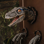 Wall Bursting Velociraptor Decorations - Resin, 13x8x8 cm Head, view 5