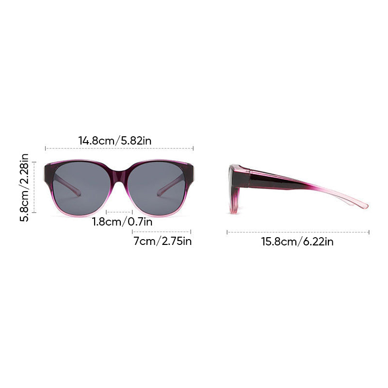 Fit Over Glasses Sunglasses for Prescription Glasses - PC Frame, 24.6g, view 11