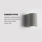 Falken Cement Outdoor Livine Lamp-Welvere