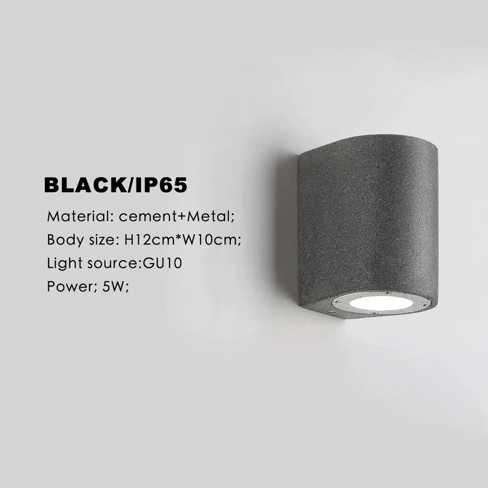 Falken Cement Outdoor Livine Lamp-Welvere