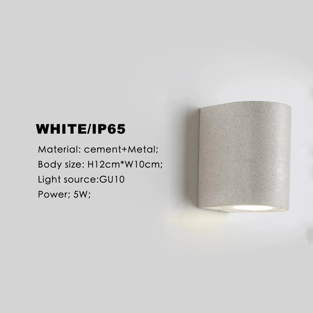 Falken Cement Outdoor Livine Lamp-Welvere