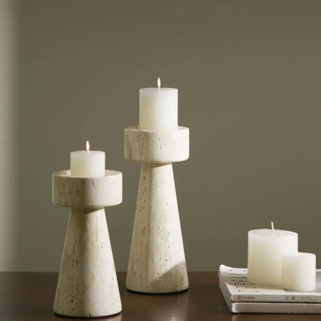 Falkur Stone Candle Holder-Welvere