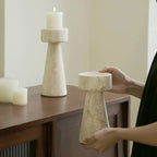 Falkur Stone Candle Holder-Welvere
