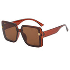Women Oversized Square Sunglasses - Trendy Large Frame, view 9