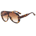 Ladies Wide Frame Sunglasses for Women - 100% UV Protection, view 7
