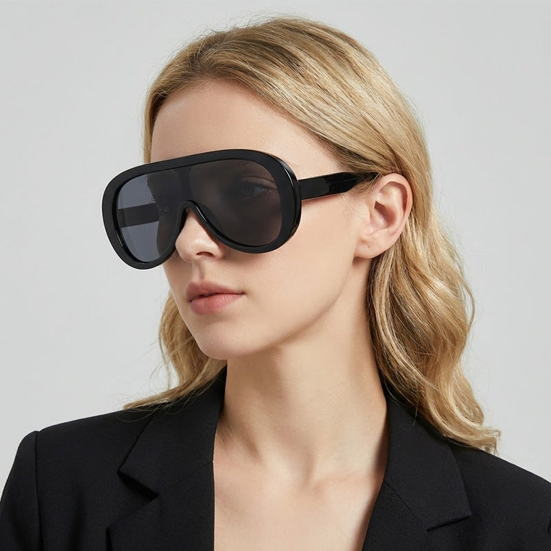 Ladies Wide Frame Sunglasses for Women - 100% UV Protection