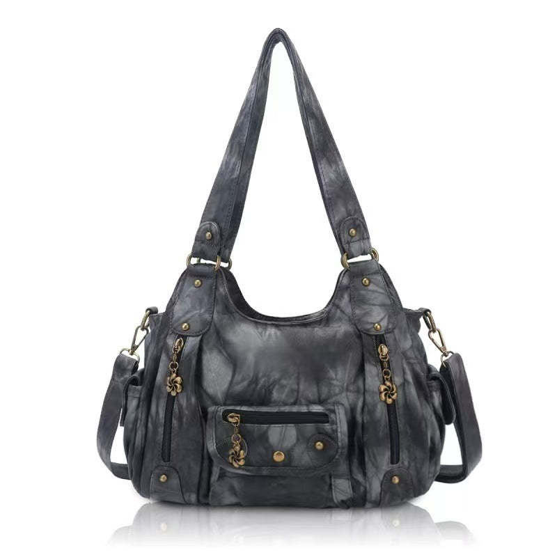 Fashionable Crossbody Shoulder Bag with Multiple Compartments
