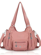 Fashionable Crossbody Shoulder Bag with Multiple Compartments