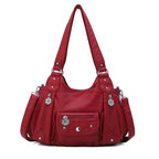 Fashionable Crossbody Shoulder Bag with Multiple Compartments