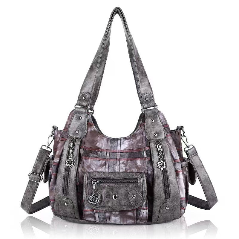 Fashionable Crossbody Shoulder Bag with Multiple Compartments