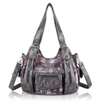 Fashionable Crossbody Shoulder Bag with Multiple Compartments