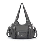 Fashionable Crossbody Shoulder Bag with Multiple Compartments